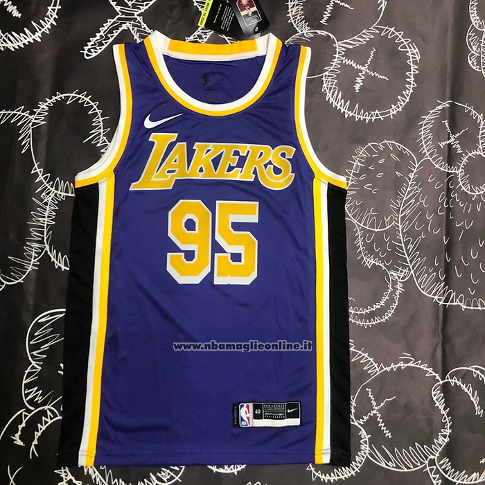 Maglia Los Angeles Lakers Juan Toscano-Anderson #95 Statement 2020-21 Viola
